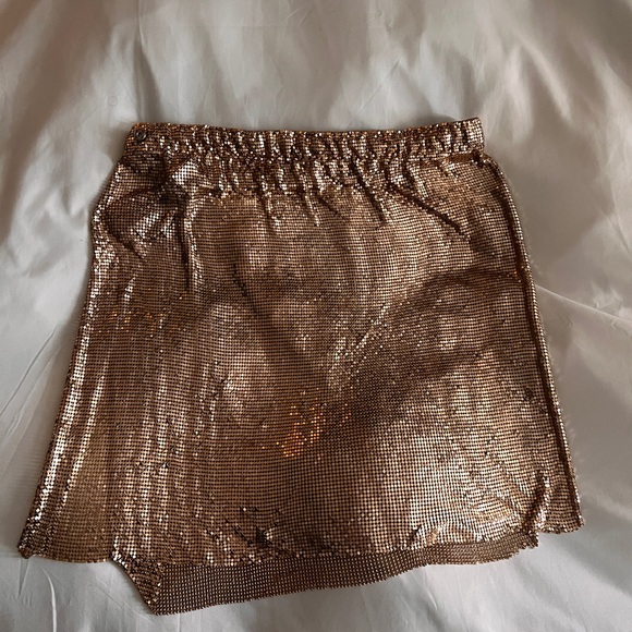 Chainmail Gold Skirt - Picture 3 of 7